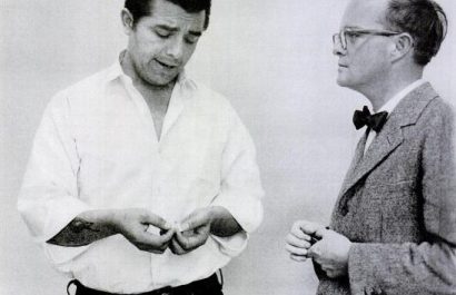 Truman Capote se fotografió con Perry Edward Smith, uno de los asesinos del crimen que inspiró la novela A sangre fría.