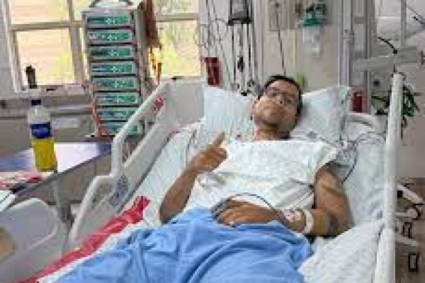 A la espera del alta médica, Jorge Gutiérrez se aferra a la fe, la medicina y la solidaridad