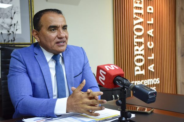 El alcalde Javier Pincay