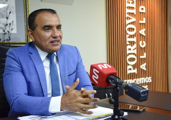 El alcalde Javier Pincay