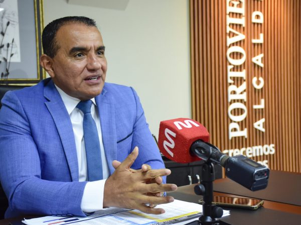 El alcalde Javier Pincay