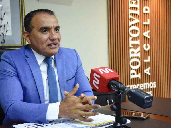 El alcalde Javier Pincay