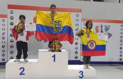 Alma Palma Franco durante una competencia donde ocupó el primer lugar.
