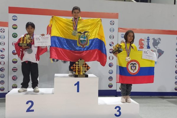 Alma Palma Franco durante una competencia donde ocupó el primer lugar.
