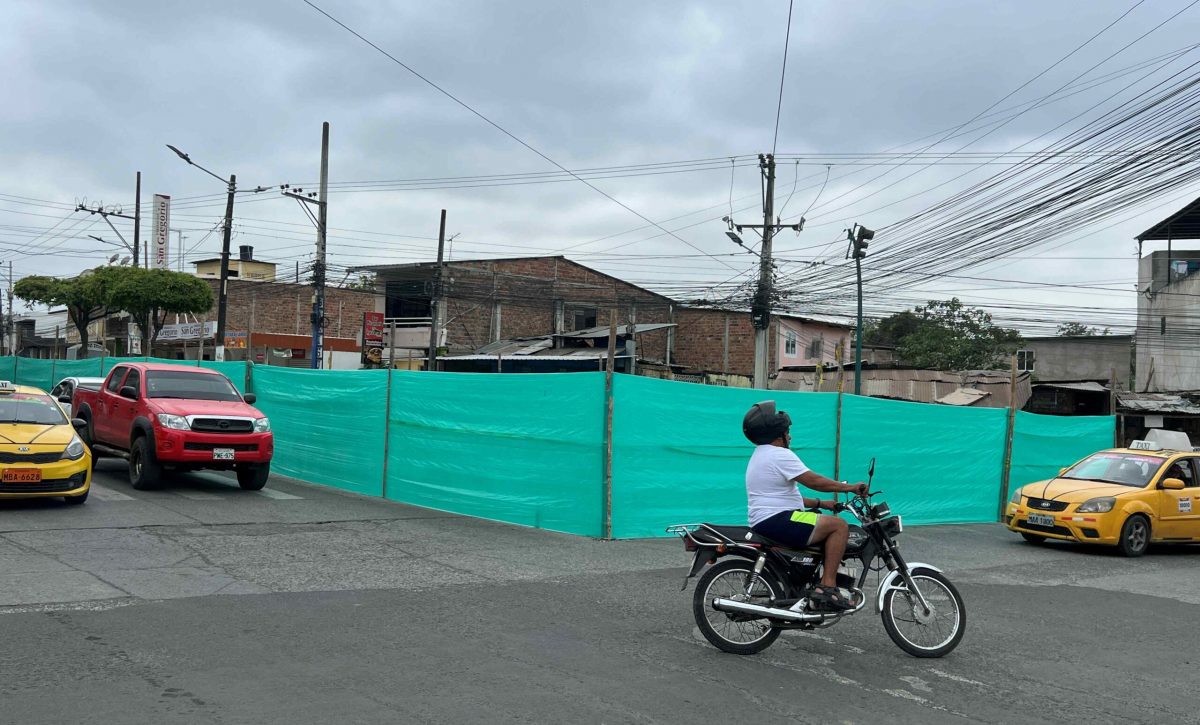 El  tramo donde se realizará la obra ha sido cerrado.