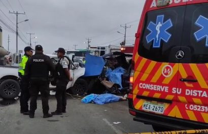 Accidente de trànsito en vía Manta- Montecristi deja vìctimas mortales