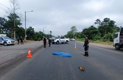 Accidente en el Km 22 de la vía a Quevedo cobra la vida de ciudadano colombiano