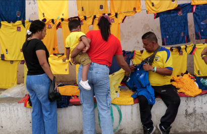 Actividad comercial aumenta en Portoviejo por partidos de la selección ecuatoriana