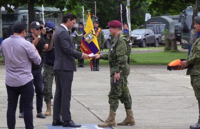 Acto en Manabí destaca labor de militares en combate al crimen organizado