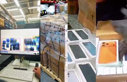 Aduanas del Ecuador decomisa más de 1.200 celulares iPhone camuflados como generadores eléctricos en Quito