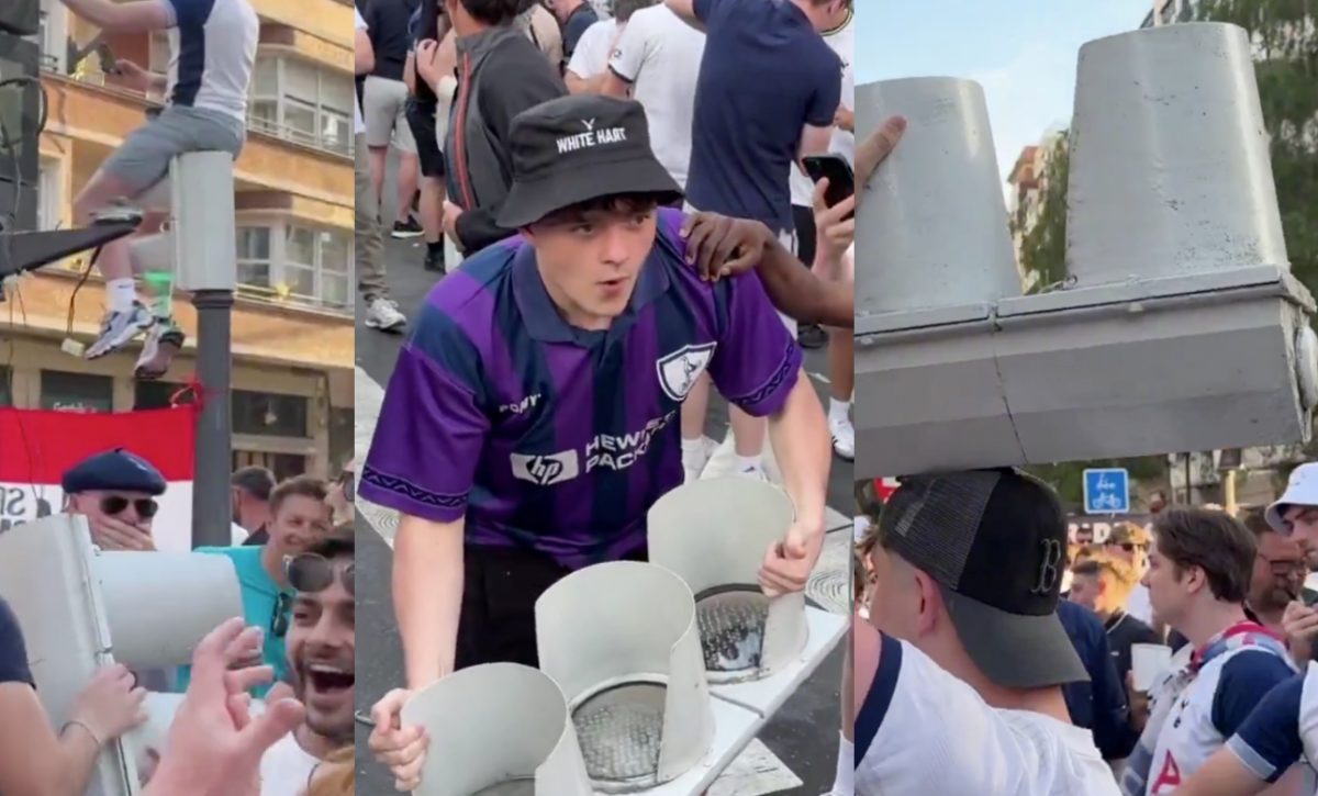 Aficionados de Tottenham y Manchester United protagonizan altercados en San Sebastián antes de la final de Europa League