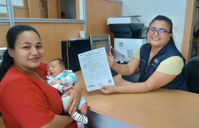 Agencias del Registro Civil en hospitales registran 17 mil bebés en cuatro meses