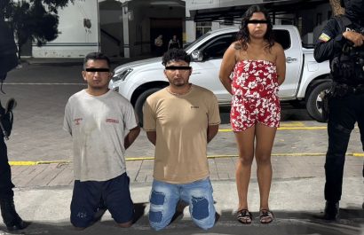 Agentes de la Dirección Nacional de Delitos contra la Vida, Muertes Violentas, Extorsión y Secuestros (Dinased) detuvieron a tres personas.