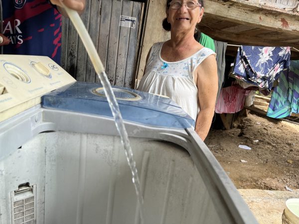El abastecimiento de agua potable tuvo dificultades en el invierno. Entre las metas del alcalde, es ampliar la cobertura del servicio.
