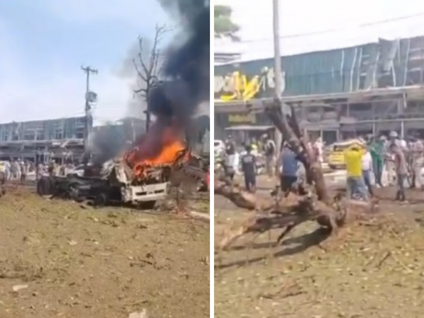 Al menos dos muertos por la explosión de un coche bomba junto a una base militar en Cali, Colombia