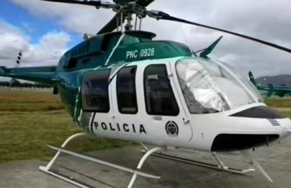 Al menos un muerto en ataque a helicóptero de la policía colombiana