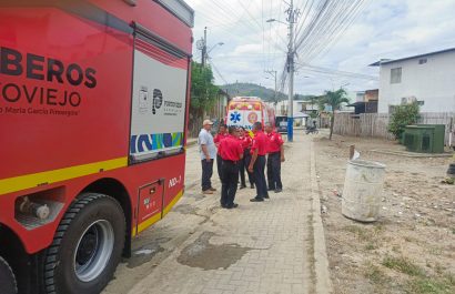Alarma en reasentamiento El Guabito de Portoviejo por un voraz incendio
