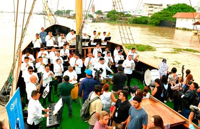 El evento artístico fue organizado por la Alcadía de Guayaquil.