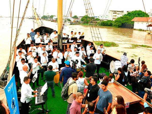El evento artístico fue organizado por la Alcadía de Guayaquil.
