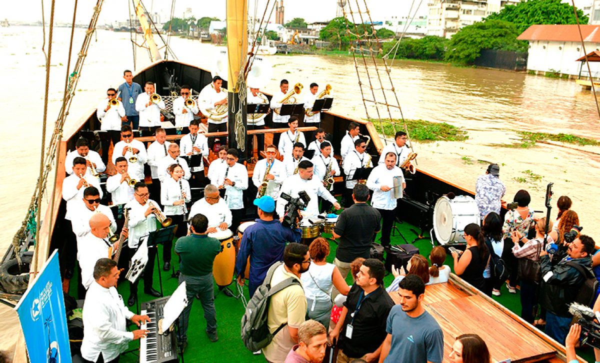 El evento artístico fue organizado por la Alcadía de Guayaquil.