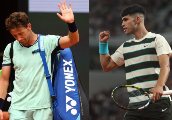 Alcaraz avanza en Roland Garros 2025, Ruud y Tsitsipás eliminados en Segunda Ronda