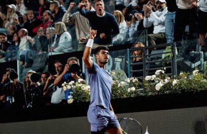 Alcaraz supera a Khachanov en Roma y avanza a los cuartos del Masters 1000
