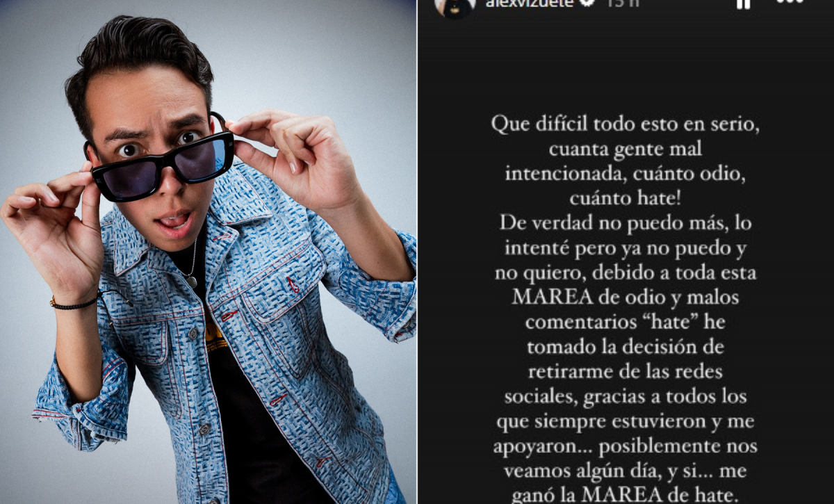 Álex Vizuete se retira de las redes sociales por la marea de odio que recibe