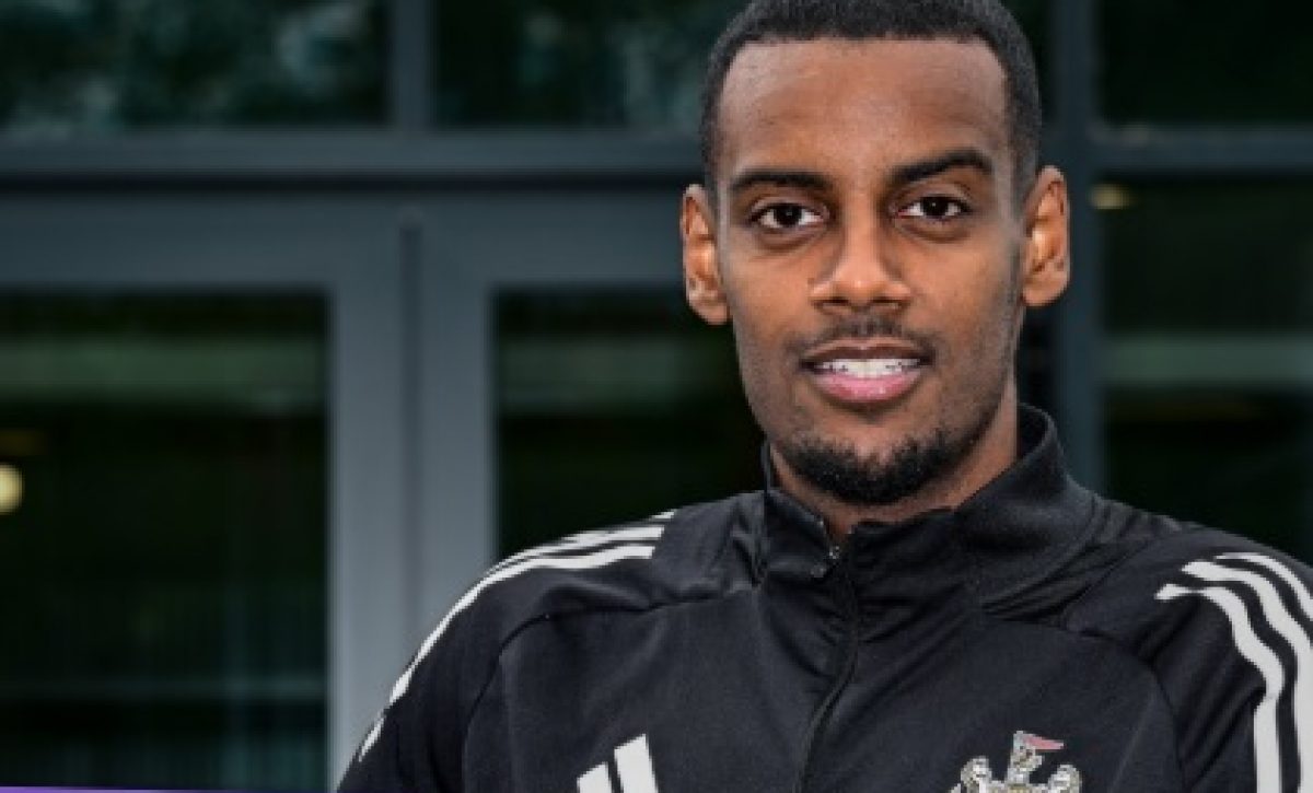 Alexander Isak jugador de fútbol del Newcastle United de la Premier League. FOTO: Newcastle