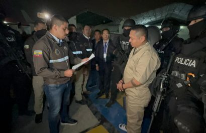 Alias “Fede” es trasladado a La Roca tras su recaptura en Colombia