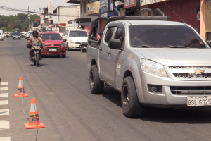 Alta congestión vehicular en Portoviejo marca el inicio de la jornada este 20 de mayo