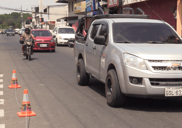 Alta congestión vehicular en Portoviejo marca el inicio de la jornada este 20 de mayo