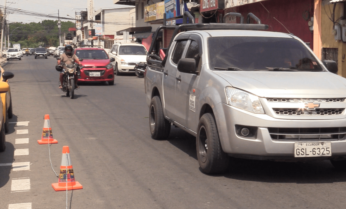 Alta congestión vehicular en Portoviejo marca el inicio de la jornada este 20 de mayo