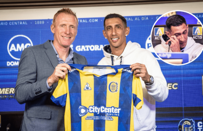 Ángel Di María regresa a Rosario Central tras 18 años y sueña con el campeonato