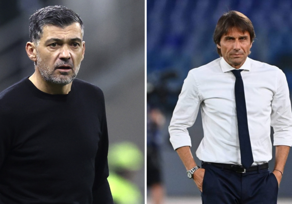 Antonio Conte continúa en Napoli, y Milan despide a Sérgio Conceição