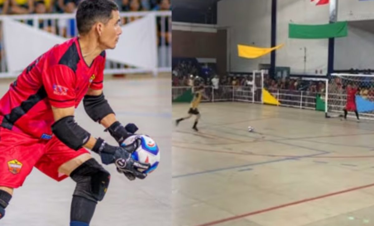 Antônio Edson dos Santos Sousa, conocido como Pixé, de 31 años, falleció tras atajar un penal durante un torneo amateur de futsal.