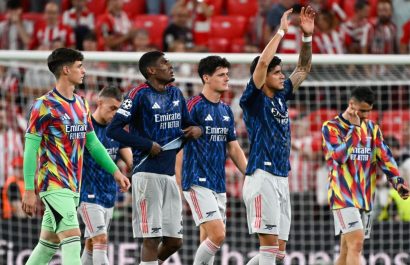 Arsenal con Piero Hincapié al cambio superó al Athletic en la Champions League.