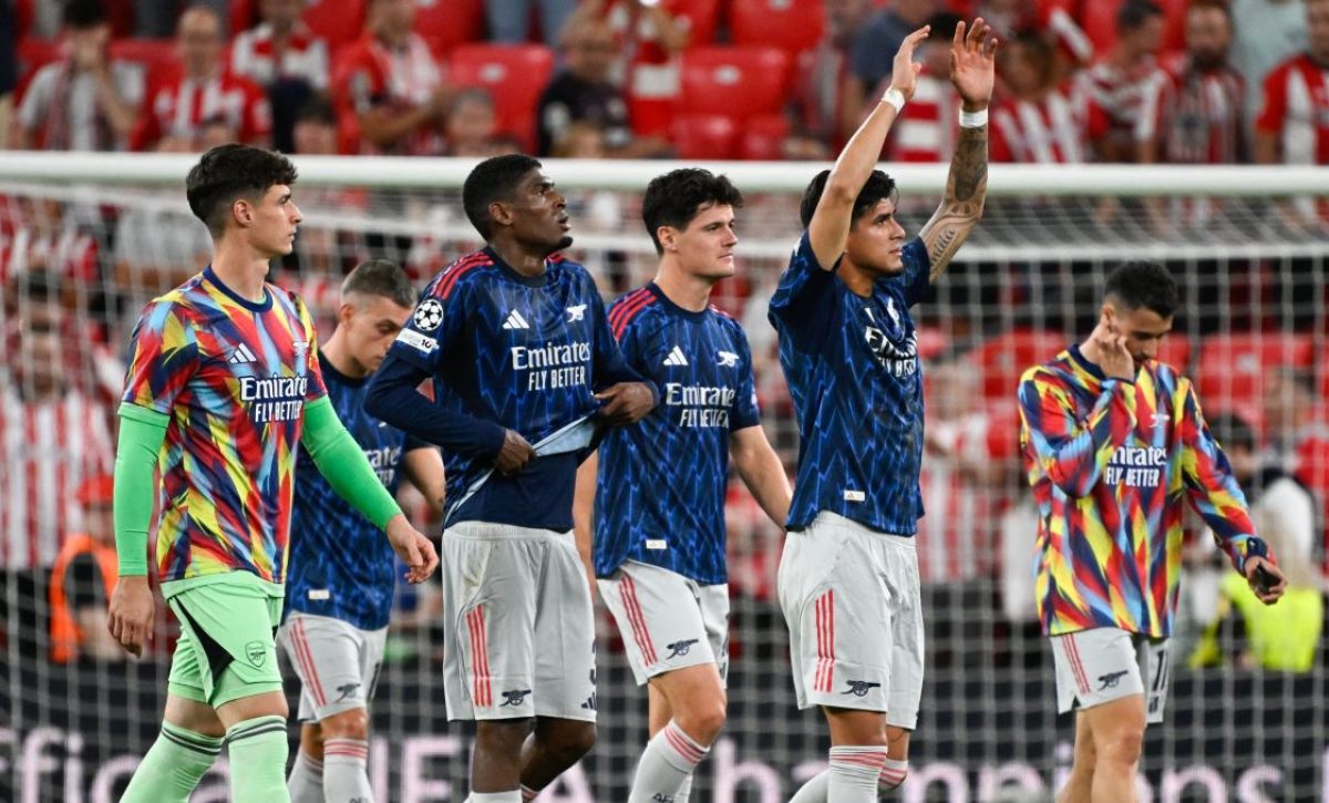 Arsenal con Piero Hincapié al cambio superó al Athletic en la Champions League.