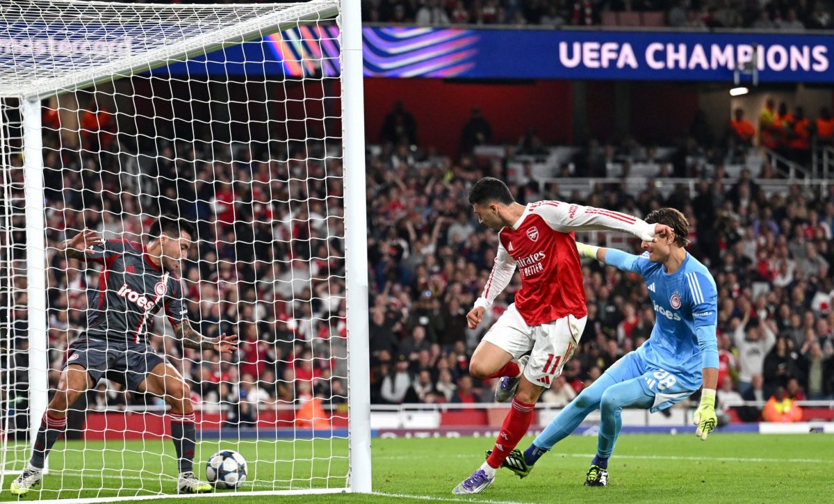 Arsenal derrotó 2-0 a Olympiacos en Champions League sin el ecuatoriano Piero Hincapié por lesión