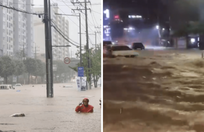 Ascienden a cuatro los muertos y a más de 5.000 los evacuados por las lluvias en Corea del Sur