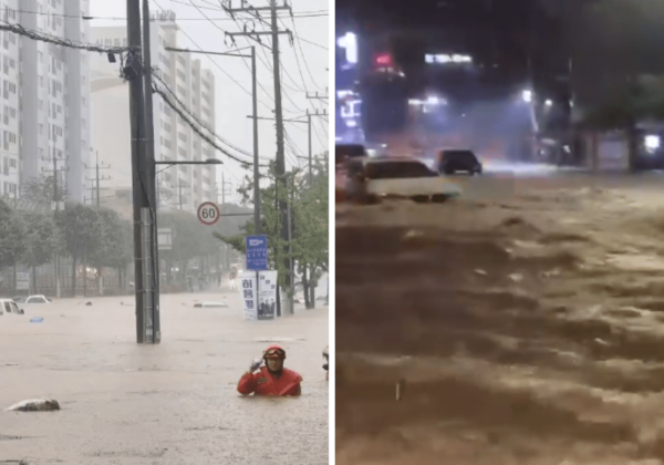 Ascienden a cuatro los muertos y a más de 5.000 los evacuados por las lluvias en Corea del Sur