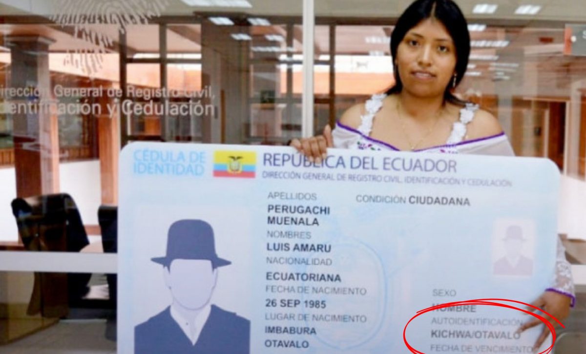 Así queda la cédula de identidad con los nuevos datos que incluyó el Registro Civil, ahora contempla a autodentificación de pueblos y nacionalidades. Registro Civil.