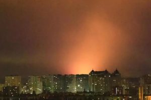 Foto/Europa Press: Ataques rusos con drones sobre Kiev.