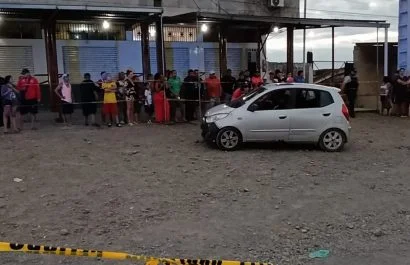 Ataque armado en Buena Fe sicarios en moto disparan contra auto y dejan un muerto y tres heridos