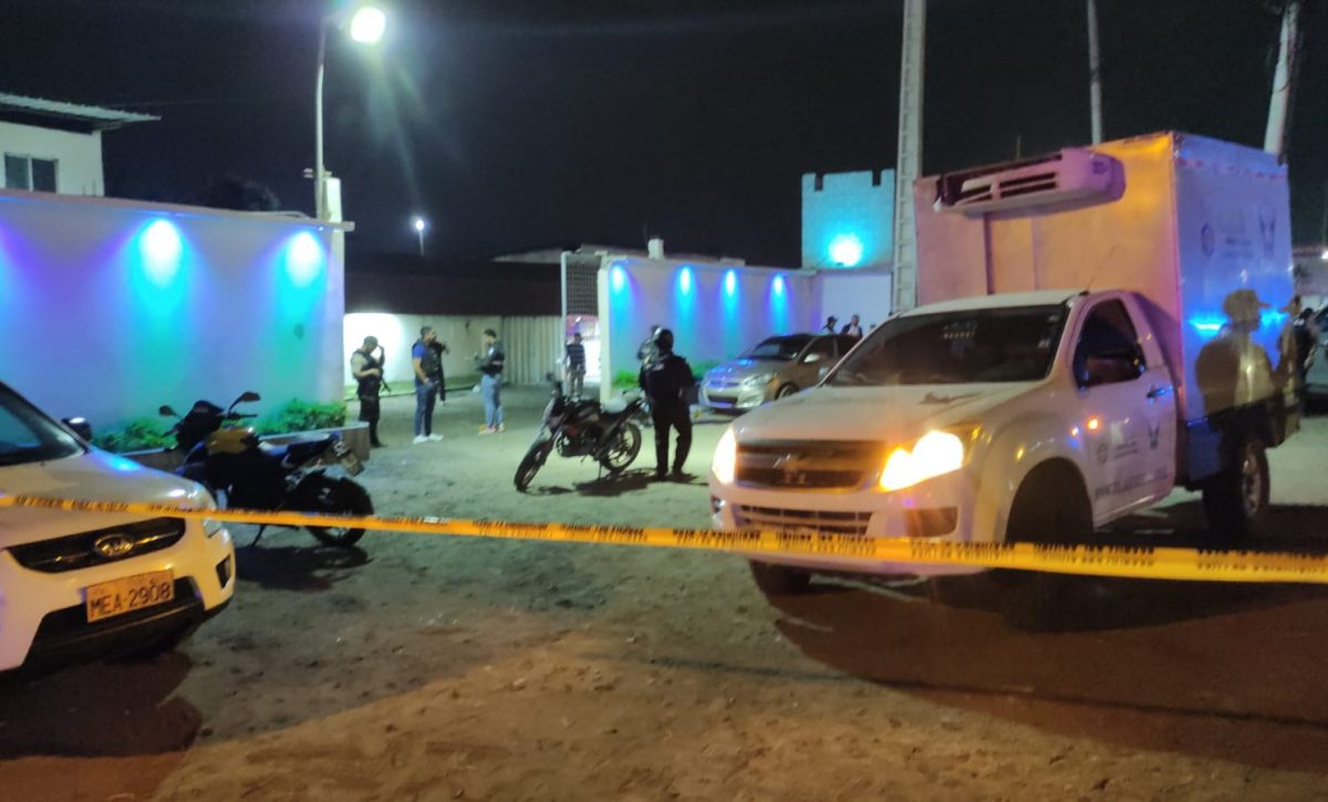 Ataque armado en centro de tolerancia de Manabí deja cuatro muertos y un herido