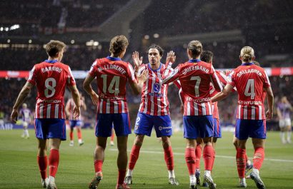 Atlético de Madrid vence 4-2 al Real Valladolid por LaLiga en un partido con tres penales