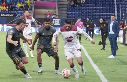 Aucas derrotó 1-0 a Vinotinto este lunes en el estadio Banco Guayaquil, asegurando su lugar en el hexagonal final por el título de la Liga Ecuabet.