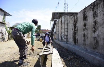 Avanza construcción de cerramiento perimetral en cementerio de Picoazá, Portoviejo