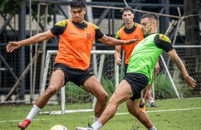 Jugadores de Barcelona en un entrenamiento.