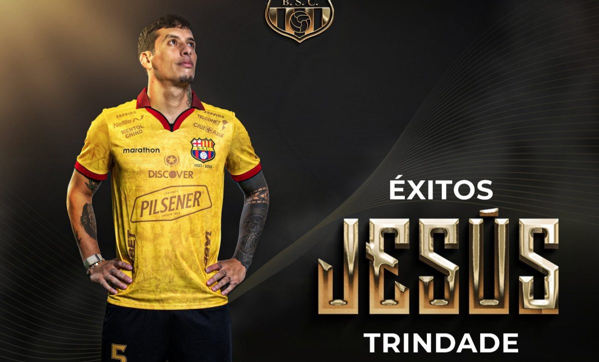 Barcelona SC confirma salida de Jesús Trindade al Peñarol de Uruguay