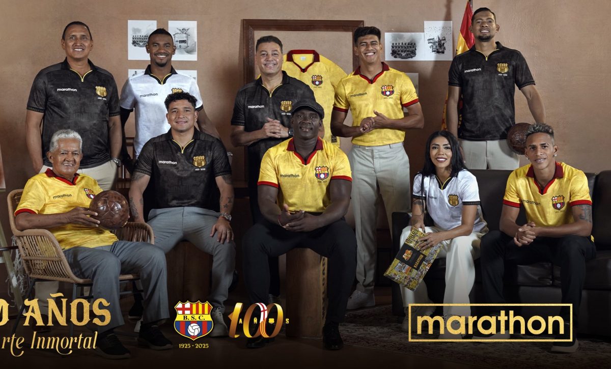 Barcelona SC presenta las camisetas de su Centenario Una pieza de arte